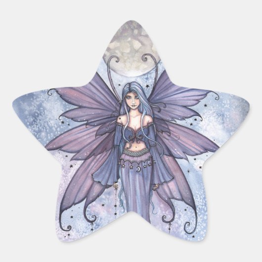 December Moon Fairy Stickers (Voorkant)