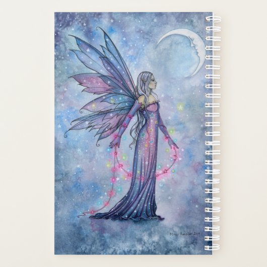 December Moon Mystical Fairy beroemd gemaakt door  Planner (Achterkant)