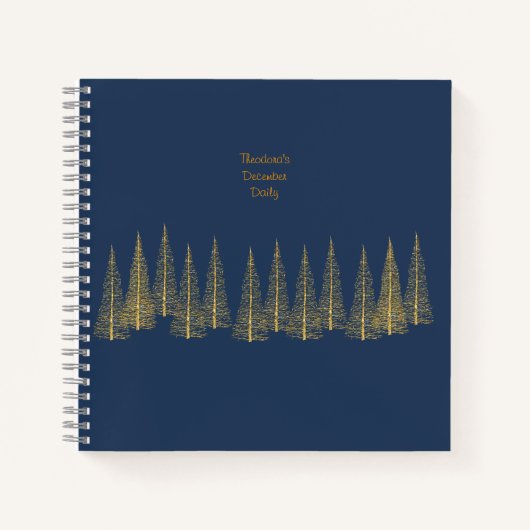 December - Multomap voor kerstscrapbook Notitieboek (Voorkant)