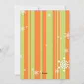 December - nieuwe baby-meisje Foto geboorteaankond Feestdagenkaart (Achterkant)