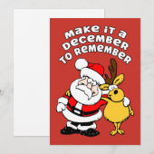 December om kerstkaart te onthouden kaart (Voorkant / Achterkant)