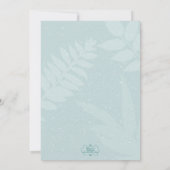 December Pine Cones Holiday Party Kaart (Achterkant)