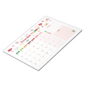 December Planner Kerstkalender Notitieblok (Schuin)