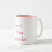 December Queens Tweekleurige Koffiemok (Voorkant rechts)