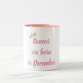 December Queens Tweekleurige Koffiemok