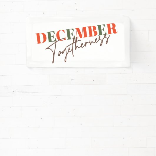 December: Samen vieren van het seizoen Spandoek (Insitu)