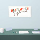 December: Samen vieren van het seizoen Spandoek (Beurs)