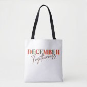December: Samen vieren van het seizoen Tote Bag (Voorkant)