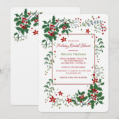 December Shower Uitnodiging (Voorkant / Achterkant)