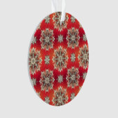 December Sneeuwvlokken Ornament (voorkant)