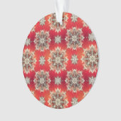 December Sneeuwvlokken Ornament (voorkant)