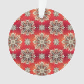 December Sneeuwvlokken Ornament (voorkant)