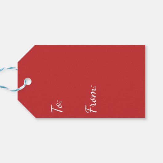 December Snowflakes  Cadeaulabel (Achterkant Horizontaal)