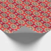 December Snowflakes Cadeaupapier (Hoek)