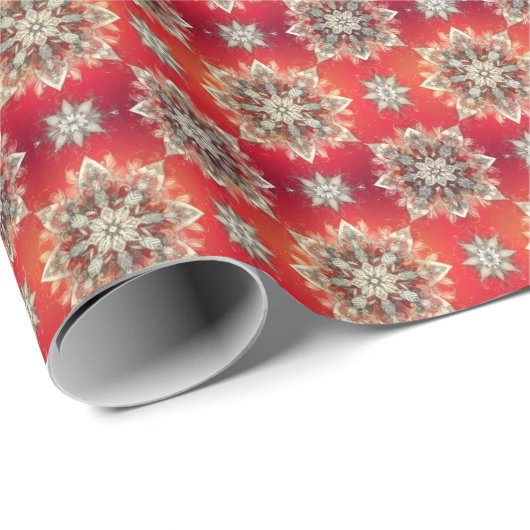 December Snowflakes  Cadeaupapier (Rol Hoek)