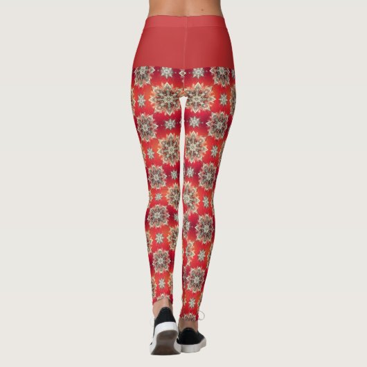December Snowflakes  Leggings (Achterkant)