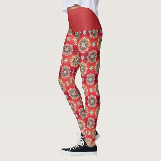 December Snowflakes Leggings (Links)