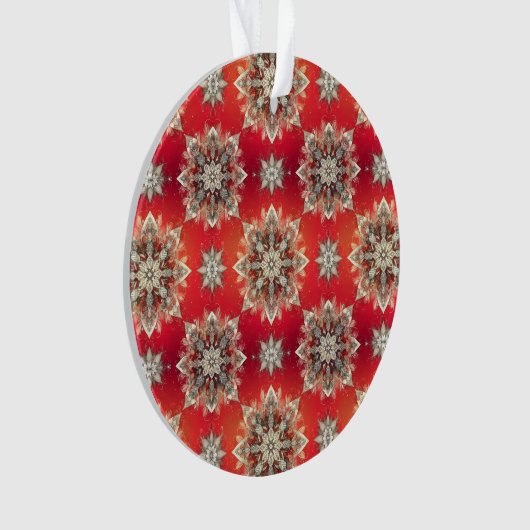 December Snowflakes  Ornament (voorkant)