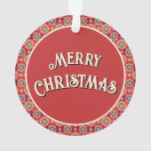 December Snowflakes  Ornament (achterkant)