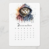 December Stand-alone Kalender Kitty Cat Splash Art Menu (Voorkant)
