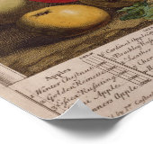 December, "Twaalf maanden fruit" Poster (Hoek)