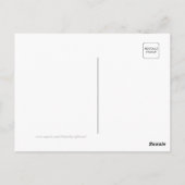 December Vakantie bruiloft Dank u Briefkaart (Achterkant)