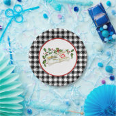 December vijfentwintigste 7" rond papier Bord (Feest)