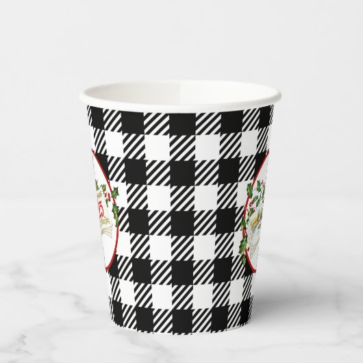 December vijfentwintigste 8oz papieren beker, deks papieren bekers (Links)
