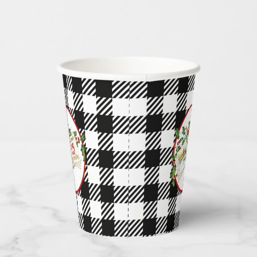 December vijfentwintigste 8oz papieren beker, deks papieren bekers (Rechts)