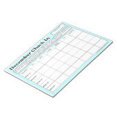 December - Wekelijkse studentencontrole in de Grad Notitieblok (Schuin)