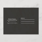 December Winter Wedding Holly Berry Bewaar de datu Aankondigingskaart (Achterkant)