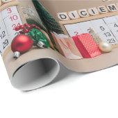 decemberkalender cadeaupapier (Rol Hoek)