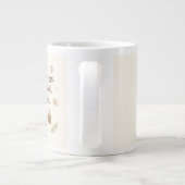 Decemberochtenden | Langzame ochtenden. Warme hand Grote Koffiekop (Achterkant)