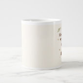 Decemberochtenden | Langzame ochtenden. Warme hand Grote Koffiekop (Voorkant)