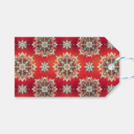 Decembervlokken Cadeaulabel