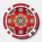 Decembervlokken Poker Chips (Achterkant)