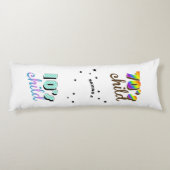 Decennia moeder en Baby van 1970 / 2010 Lichaamskussen (Achterkant)