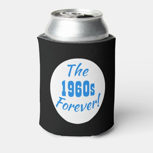 Decennium 60-decade Retro Fun 60's Blikjeskoeler (Blikje Achterkant)
