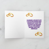 Decennium van de liefde, vieren 10 jaar samen " (Binnen)