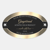 Decent Black Golden Shiny Brilliants Product Label (Voorkant)