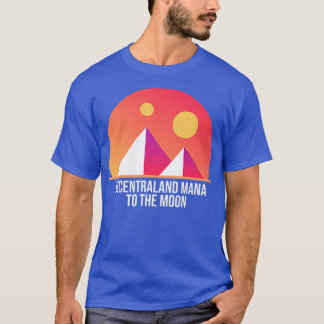 Decentraland MANA to the Moon Crypto Astronaut Pre T-shirt