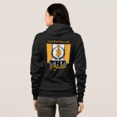 Decentraliseer de Hustle™ Crypto Grit Edition Hoodie (Achterkant volledig)