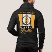 Decentraliseer de Hustle™ Crypto Grit Edition Hoodie (Achterkant)