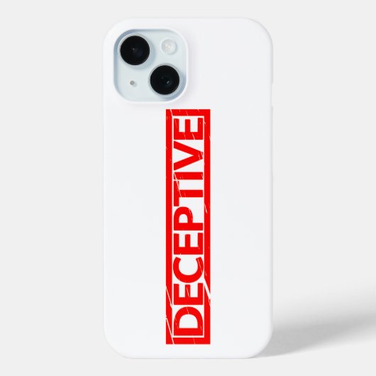 Deceptief stempel Case-Mate iPhone case (Achterkant)
