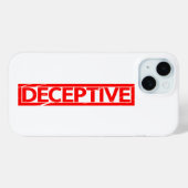Deceptief stempel Case-Mate iPhone case (Achterkant (horizontaal))