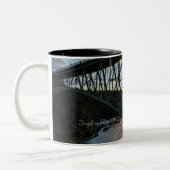 Deception Pass Bridge Mug Tweekleurige Koffiemok (Links)