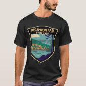 Deception Pass State Park Bridge Washington T-shirt (Voorkant)