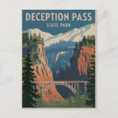Deception Pass State Park Briefkaart (Voorkant)