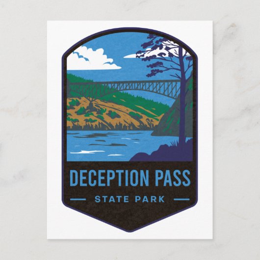 Deception Pass State Park Briefkaart (Voorkant)
