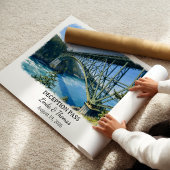 Deception Pass Washington Poster, Aquarel, Klant Poster